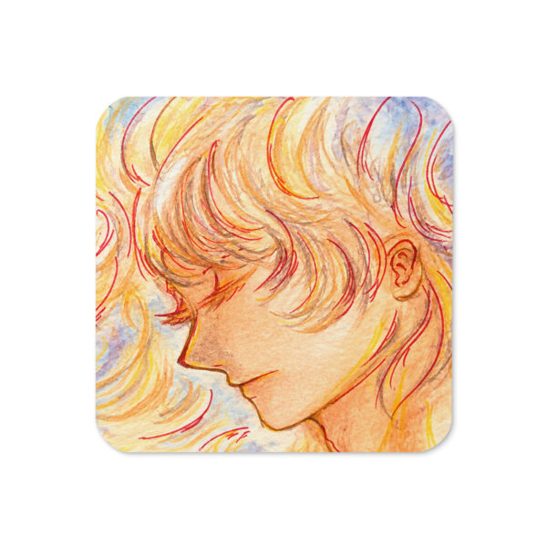 cork-back-coaster-front-6abe52cfe6e30.jpg Heavens Silence 2-Himmlische Atmosphare | Handgemaltes Aquarell | Korkuntersetzer